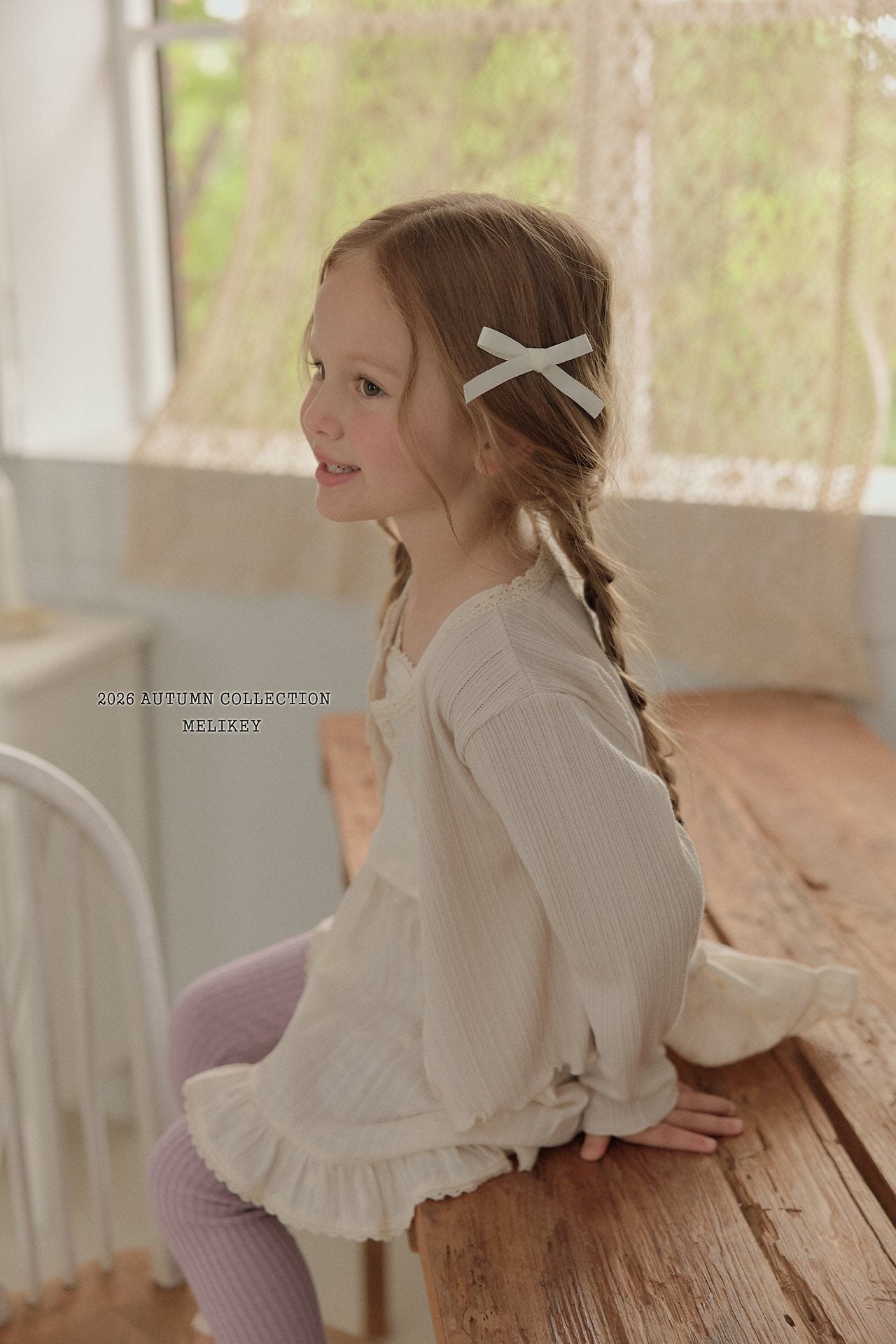 ［Melikey］Ballet frill camisole one-piece