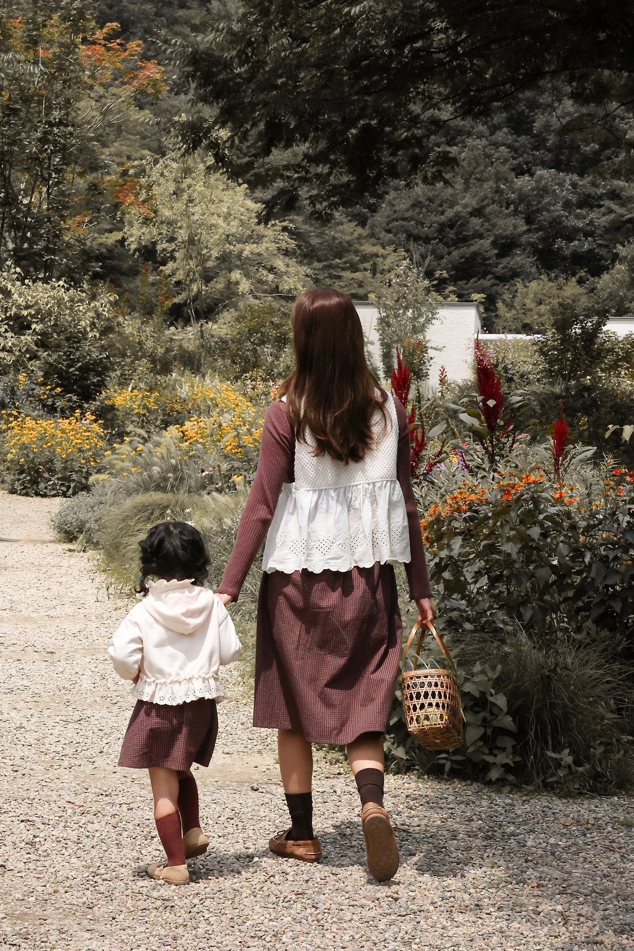 [FLO] Bella check skirt(adult)