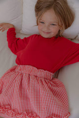 ［lenua］My check skirt