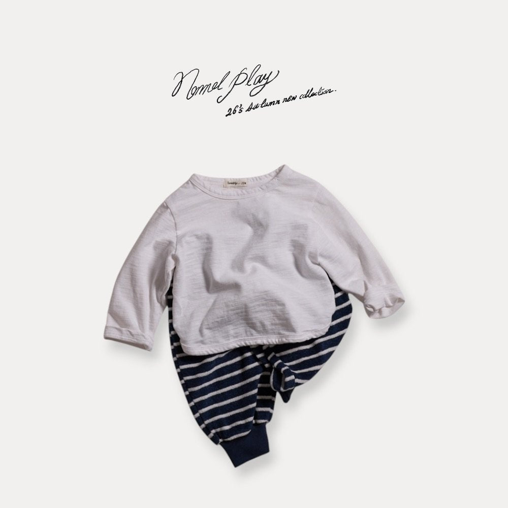 ［normalplay］Melody Stripe Jogger Pants