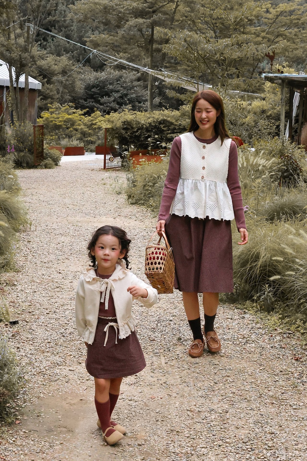 [FLO] Bella check skirt(adult)