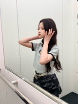 ［comma］Army skirt pants