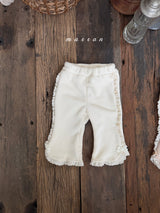 ［marron］Bunny flace lace pants