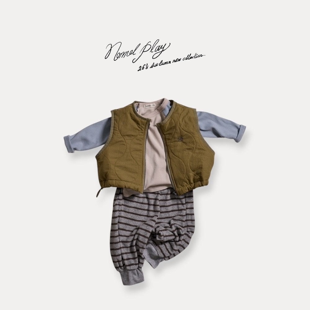 ［normalplay］Melody Stripe Jogger Pants