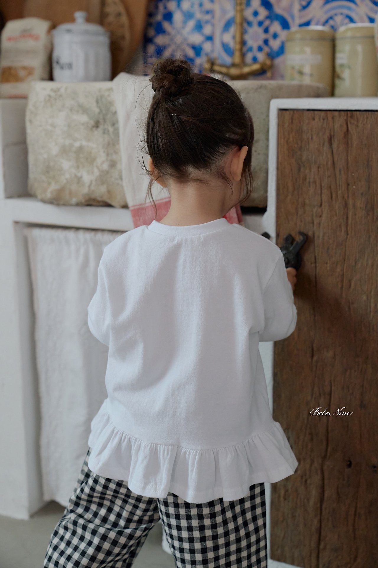 ［bebenine］Basic Ruffle Tee
