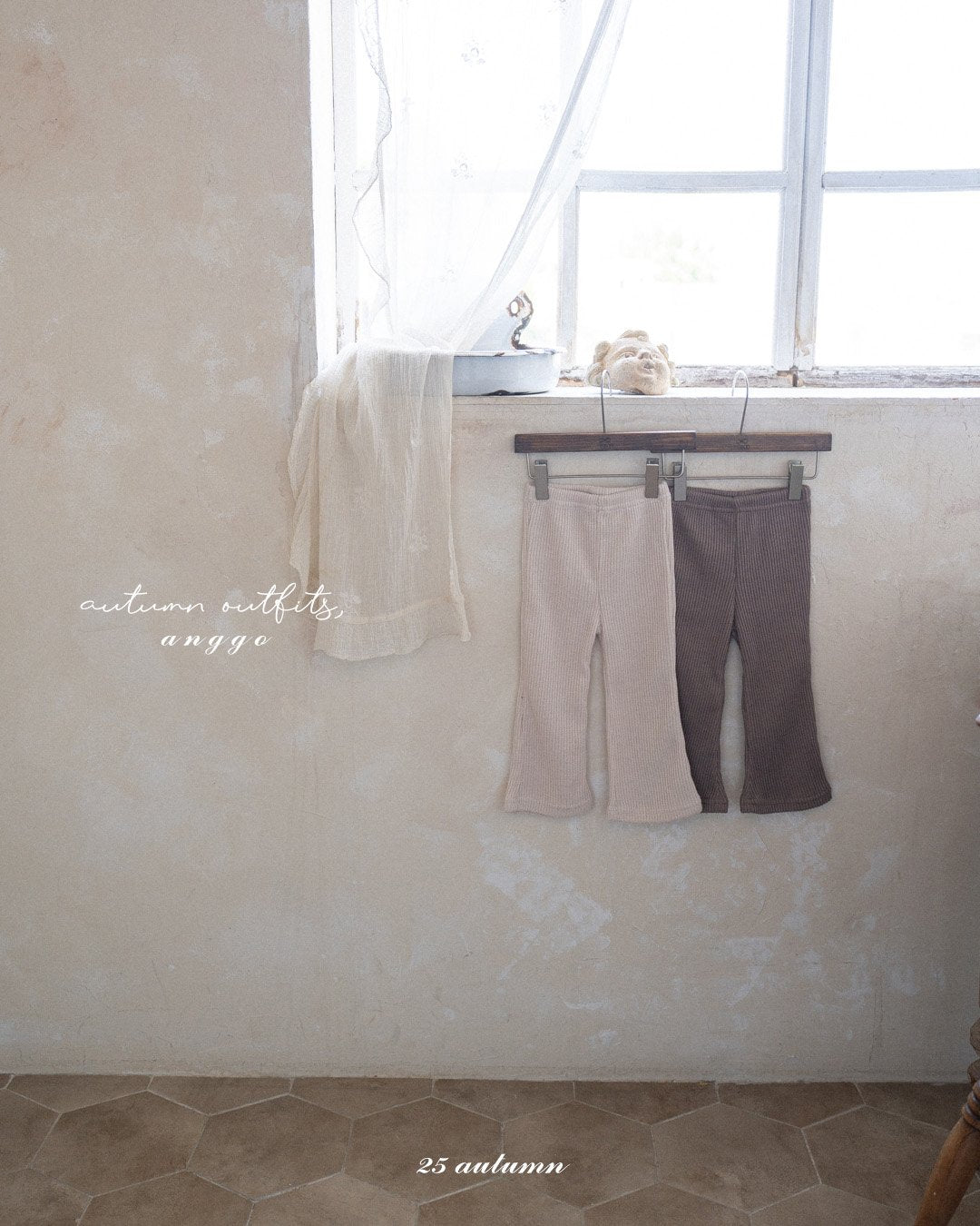 ［anggo］Crepe pants