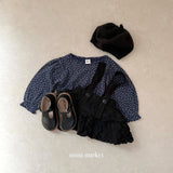 ［mimi market］Flower puff tops