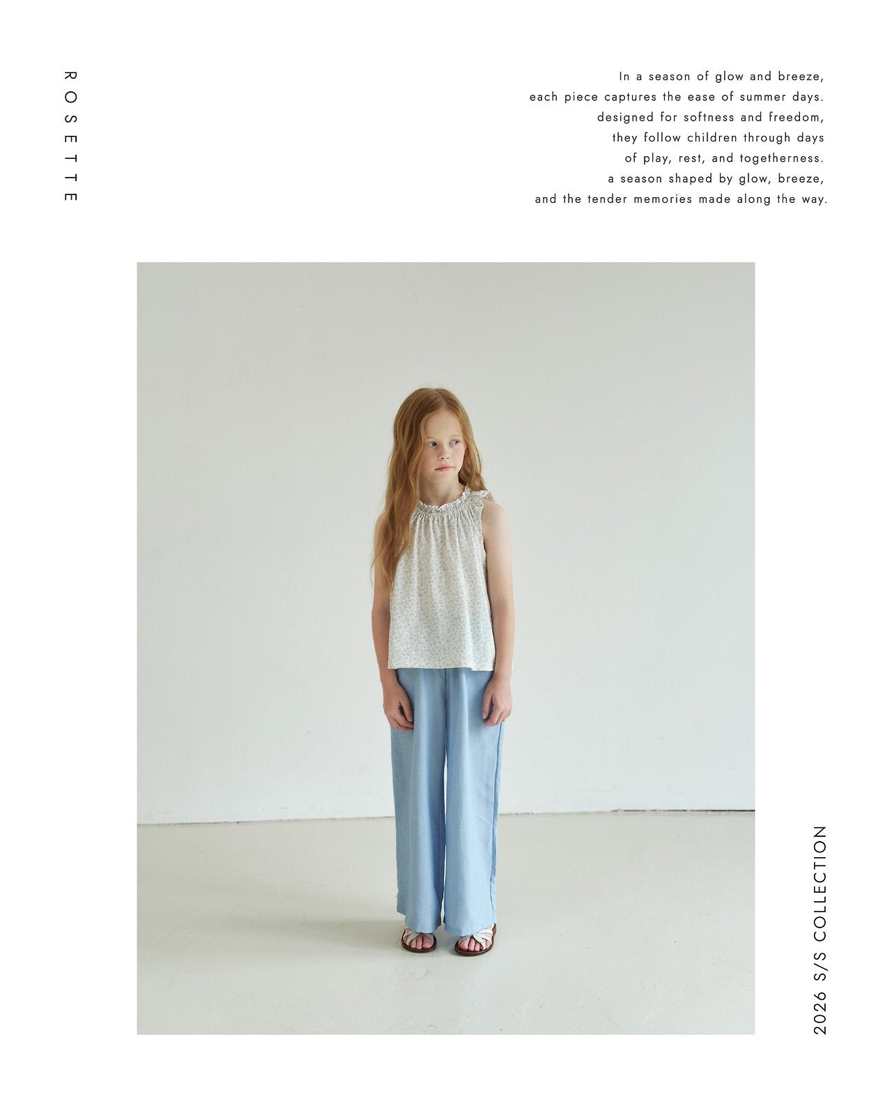 ［ROSETTE］Arbel frill sleeveless tops