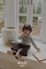 ［BELLOT］Dot high neck tops (baby)