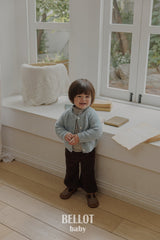 ［BELLOT］Curly alpaca cardigan (baby)