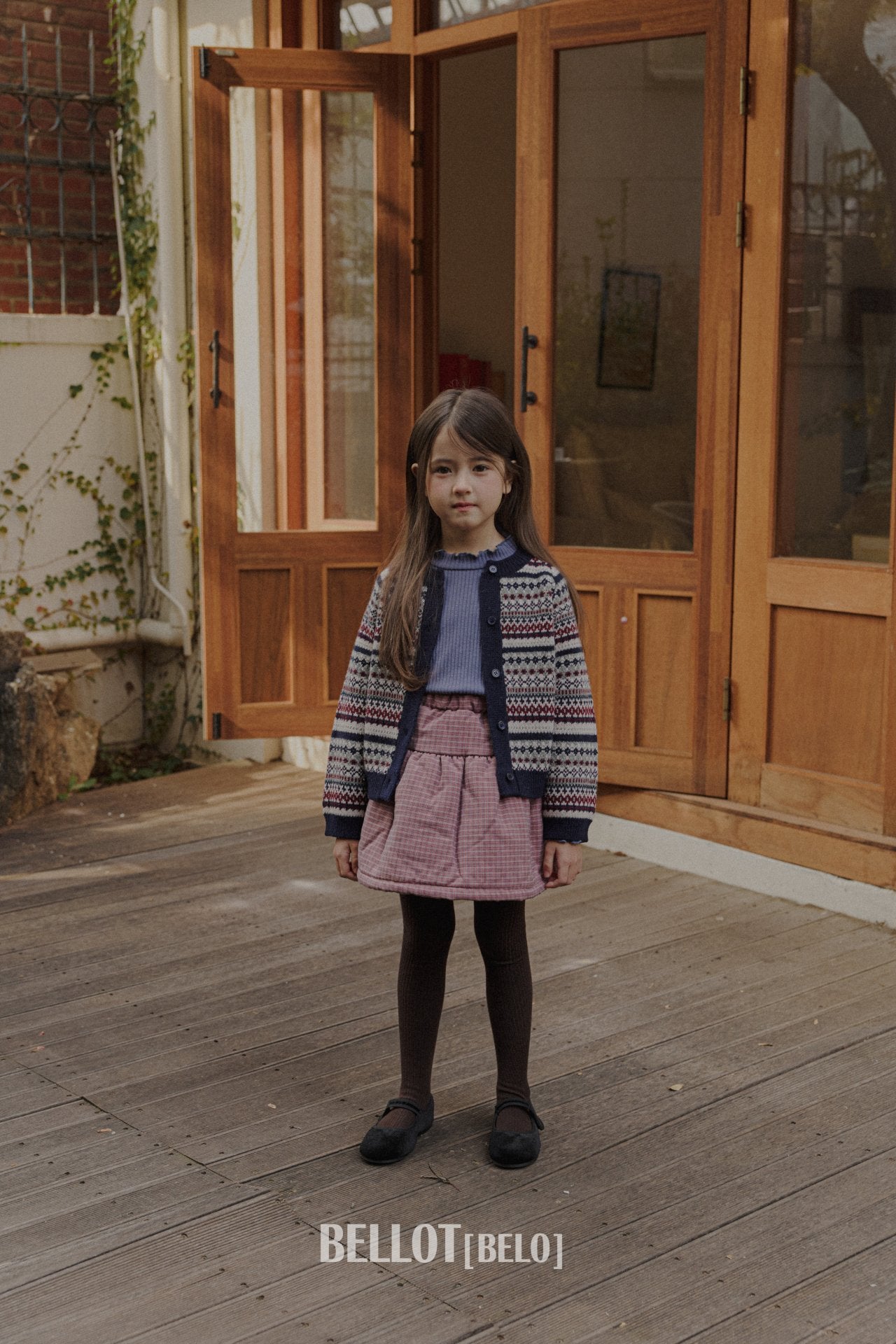 ［BELLOT］Nordic cashmere cardigan (kids)