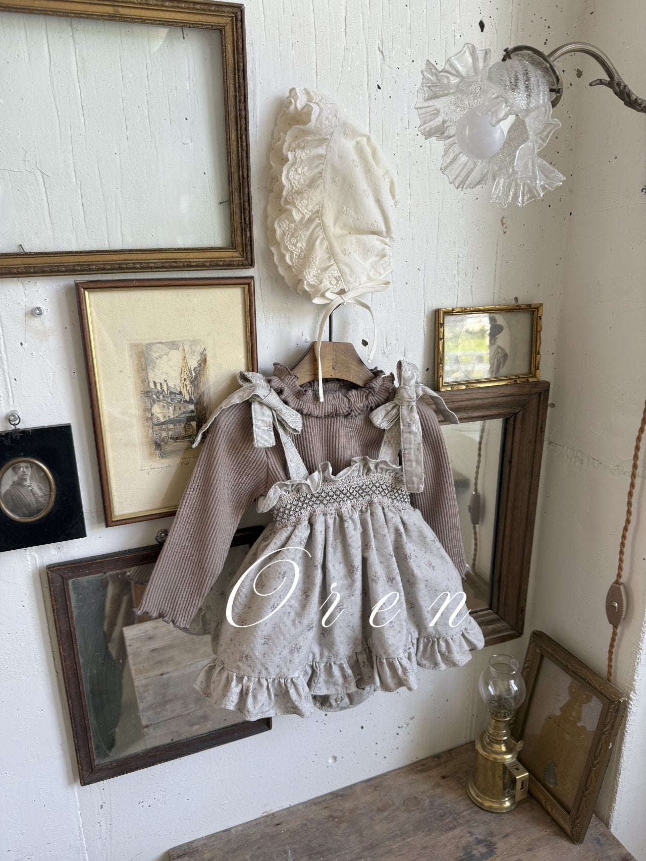 ［OREN］Emily smocking bloomer skirt