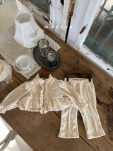 ［marron］Daily frill zip-up