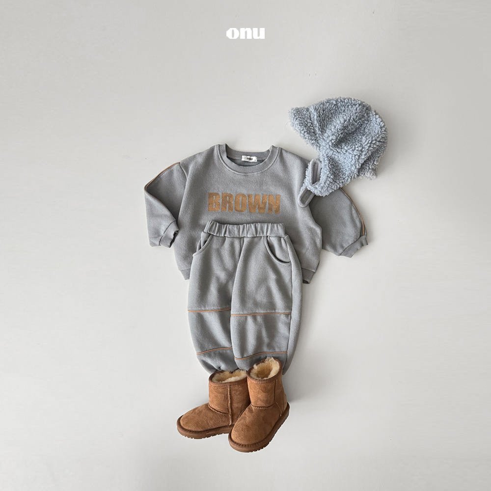 ［onu］Winter cutting line pants