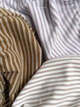 [atomeme] Caramel Stripe Hoodie
