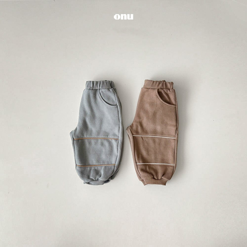 ［onu］Winter cutting line pants