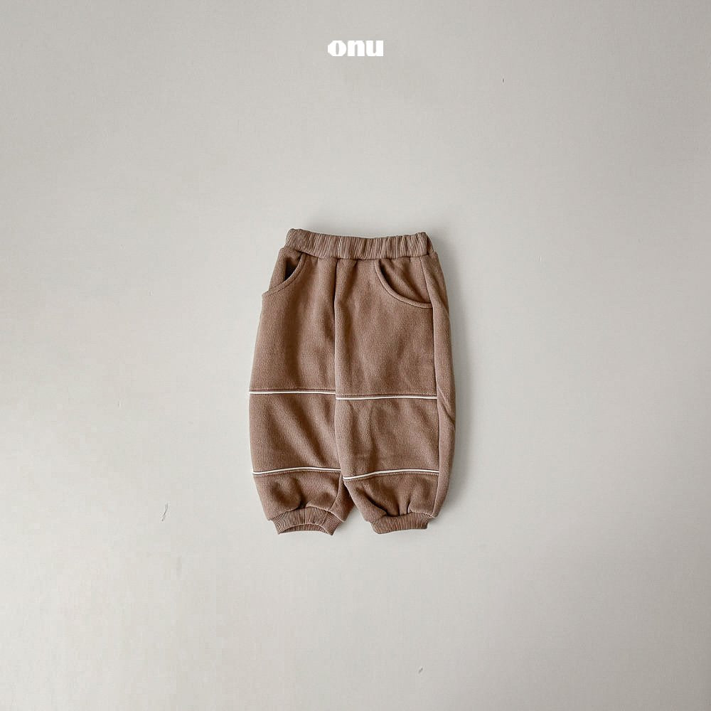 ［onu］Winter cutting line pants