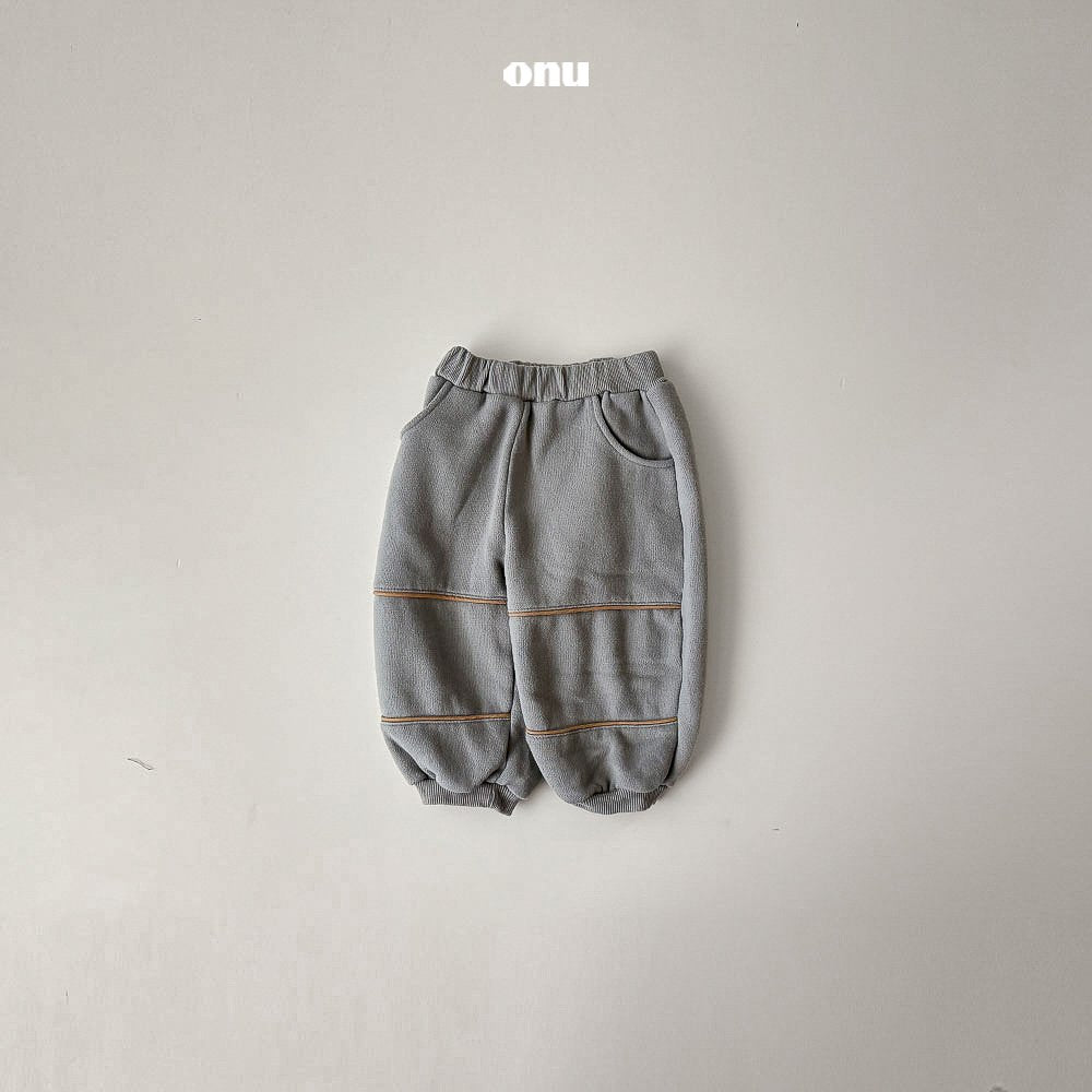 ［onu］Winter cutting line pants