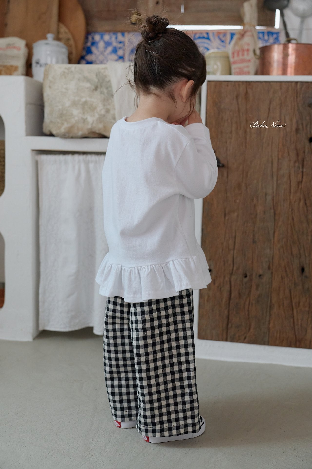 ［bebenine］Basic Ruffle Tee