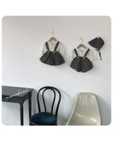 ［nunubiel］Rose rompers & bonnet (baby)