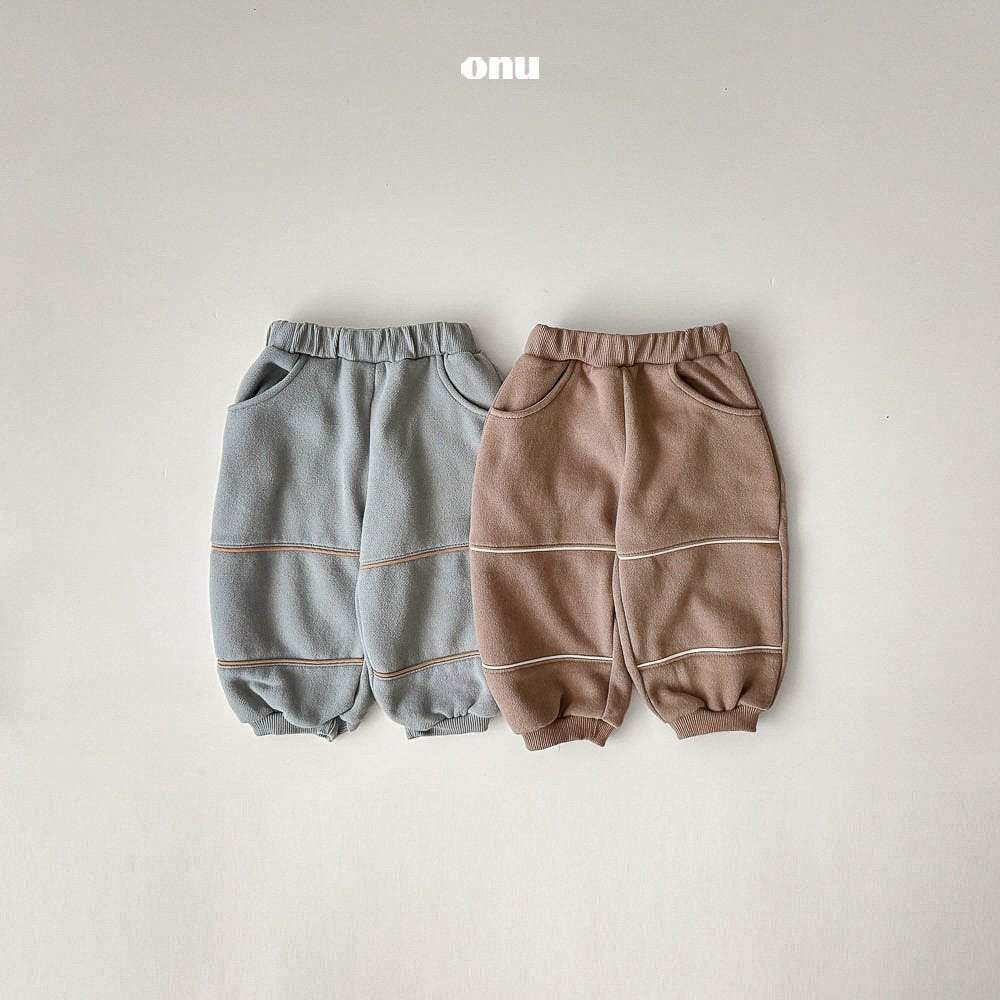 ［onu］Winter cutting line pants