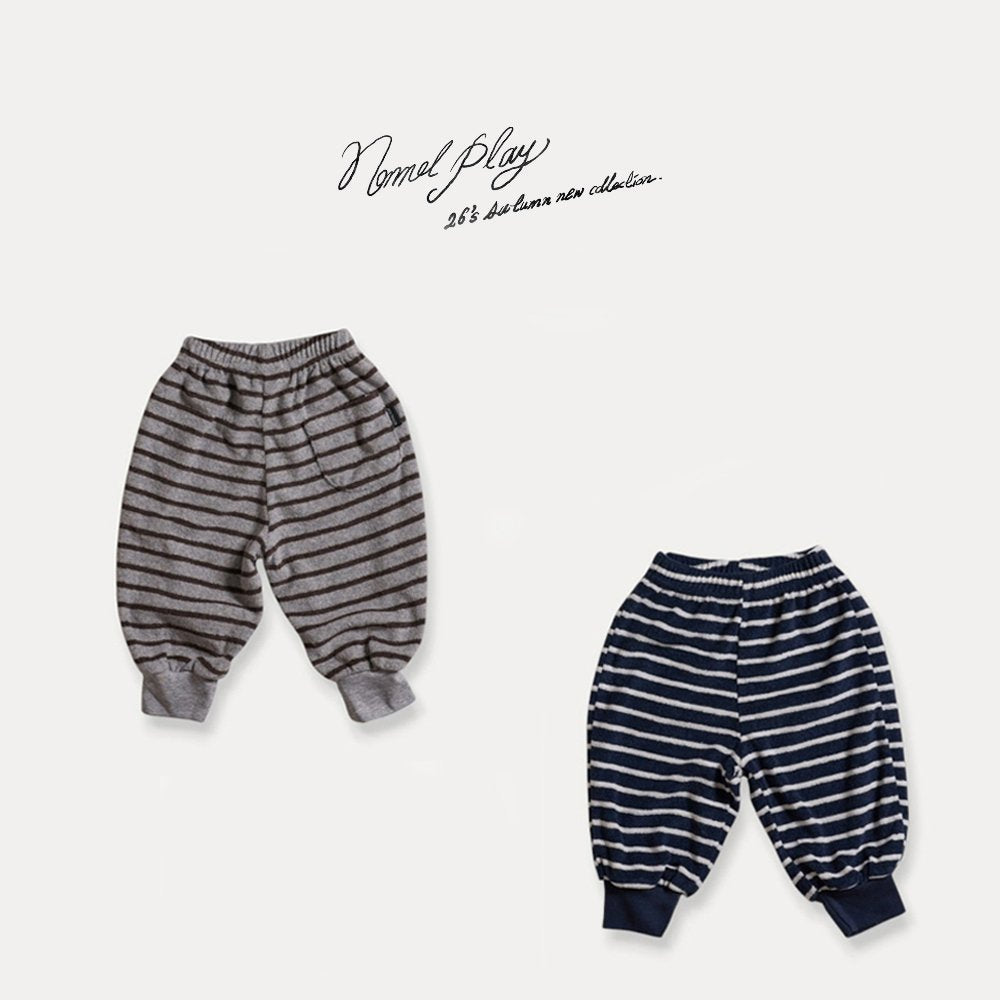［normalplay］Melody Stripe Jogger Pants