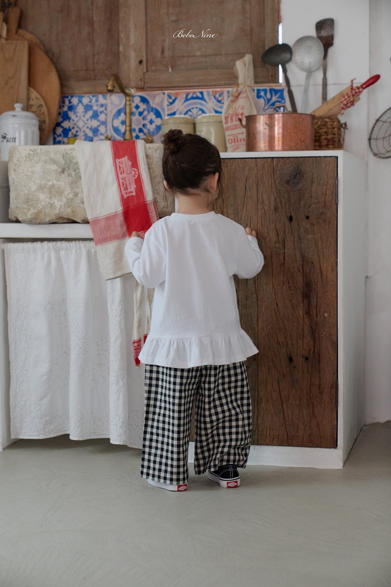 ［bebenine］Basic Ruffle Tee
