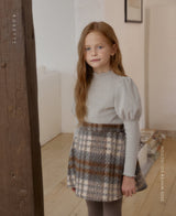 ［ROSETTE］Cocoa check skirt