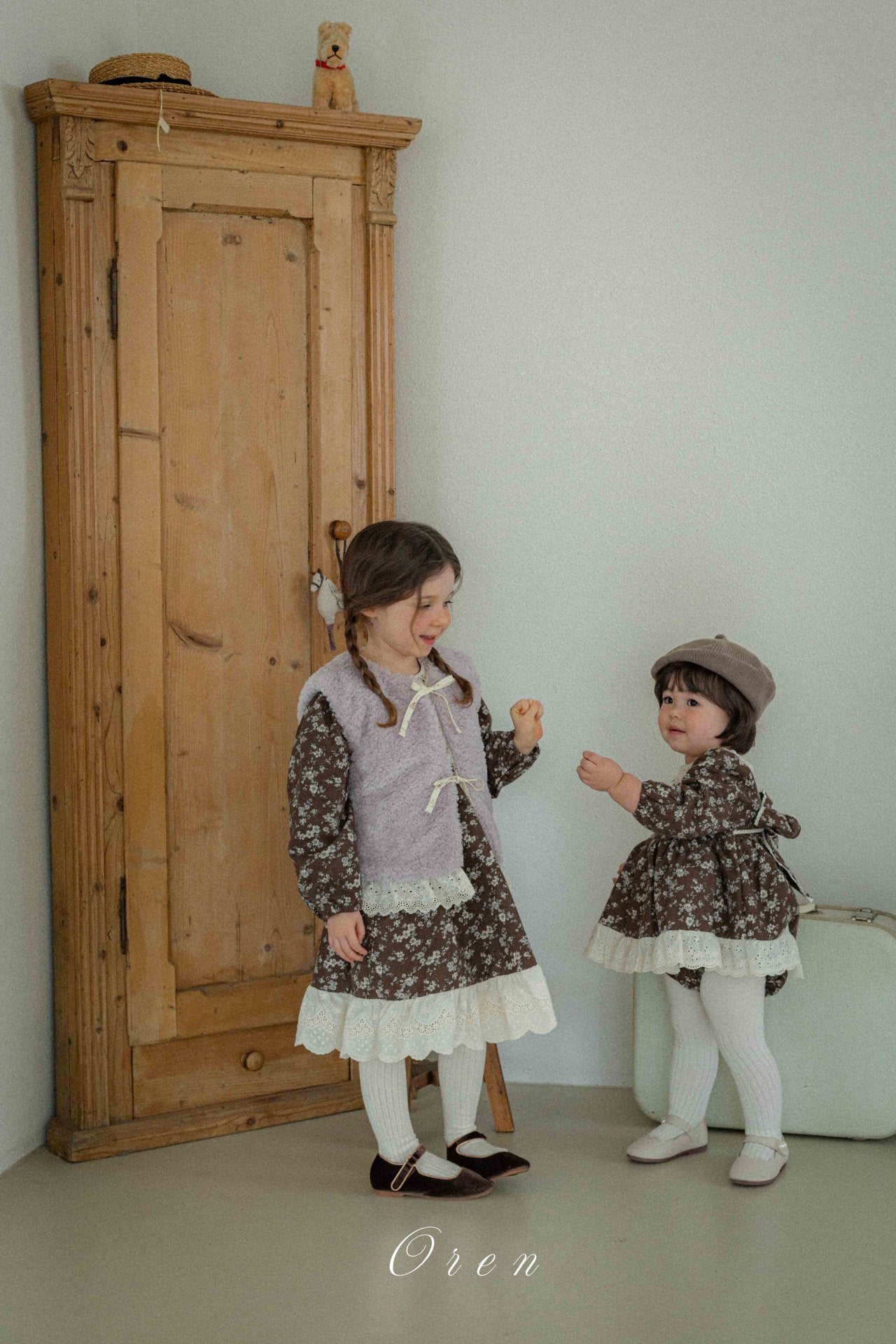 ［OREN］Selena flower padding one-piece (1oz)