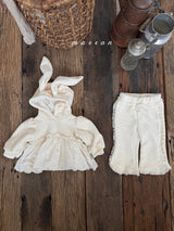 ［marron］Bunny flace lace pants