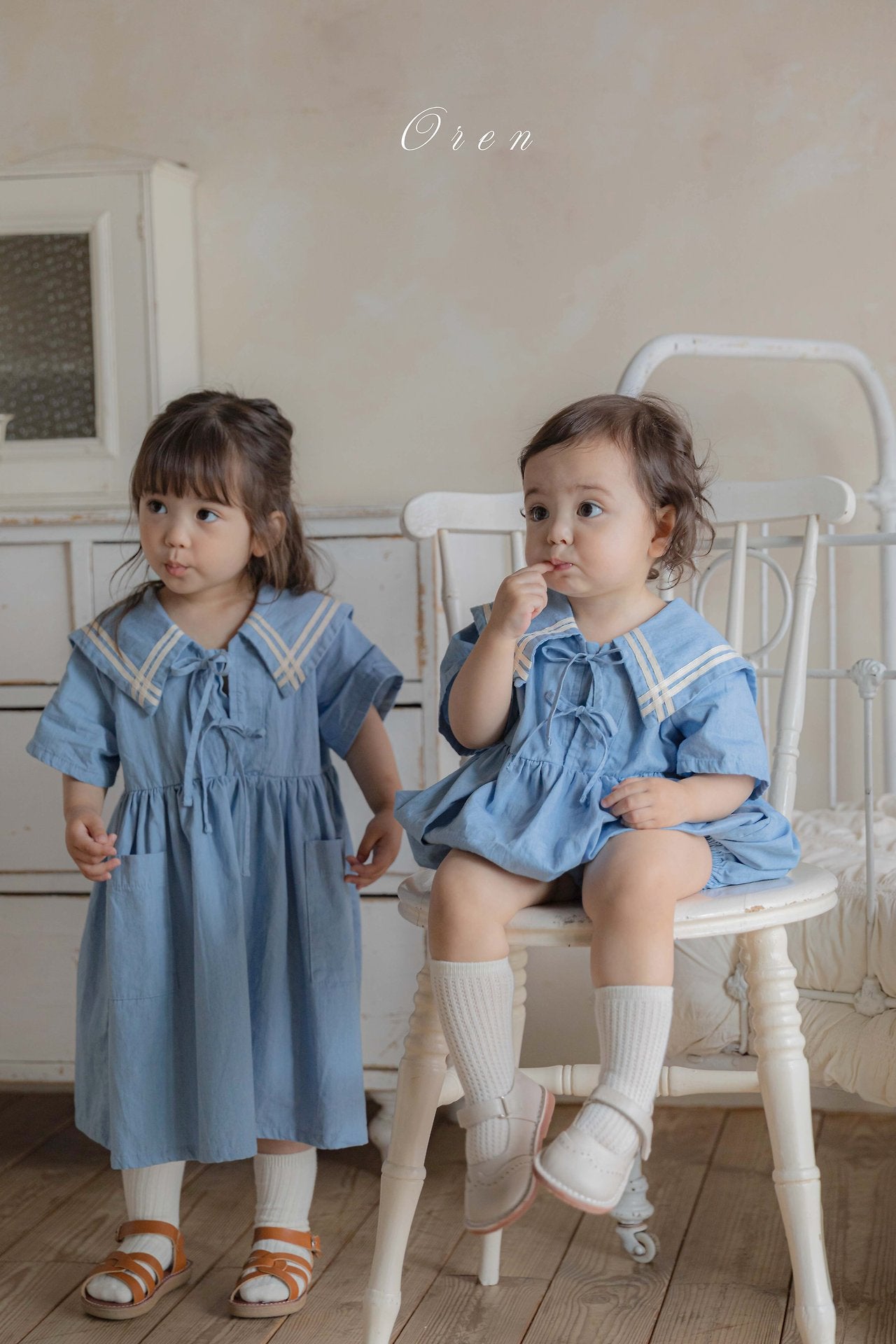 ［OREN］Mare sailor one-piece (kids)