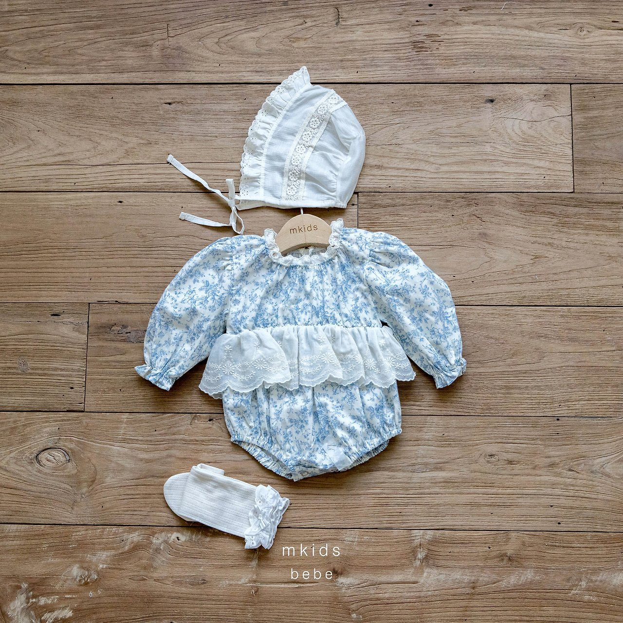 ［mkids］Flour lace socks