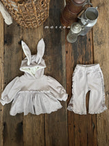 ［marron］Bunny flace lace pants