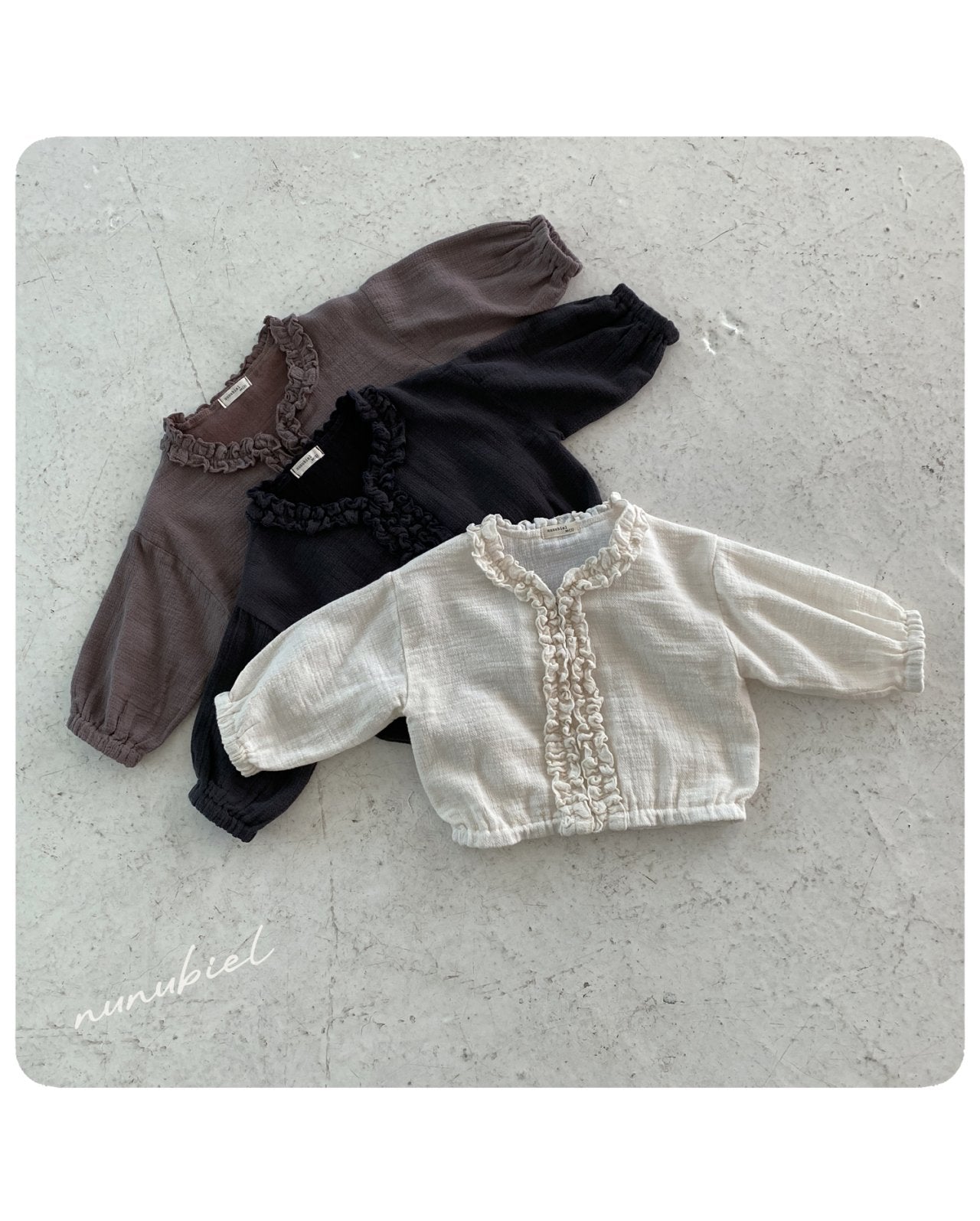 ［nunubiel］Dofle blouse (baby)