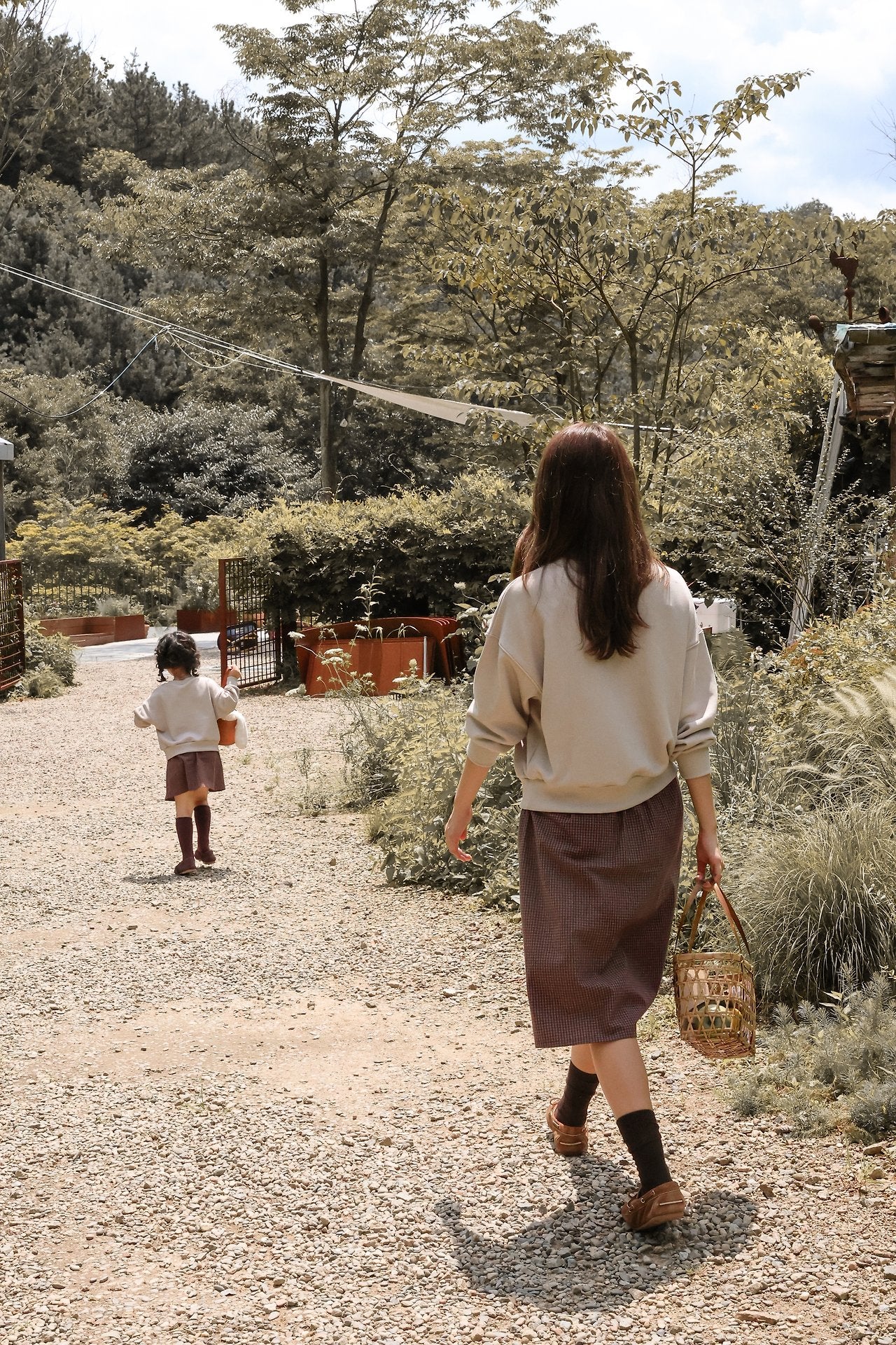 [FLO] Bella check skirt(adult)