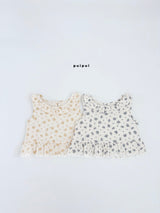 ［puipui］Cotton flower blouse