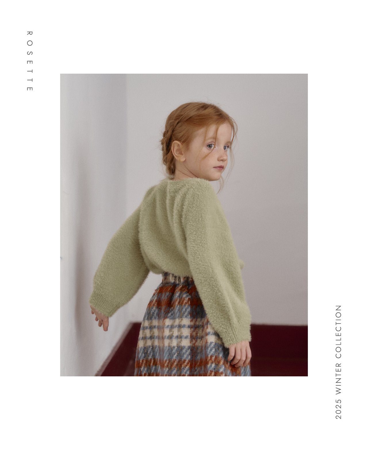 ［ROSETTE］Cocoa check skirt