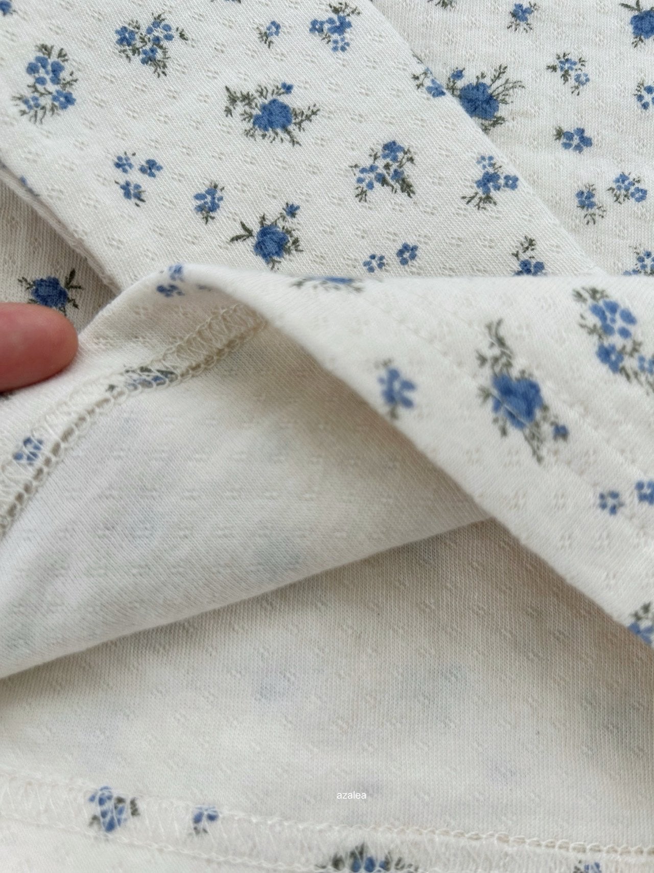 ［azalea］Floral boatneck tee (baby & kids)