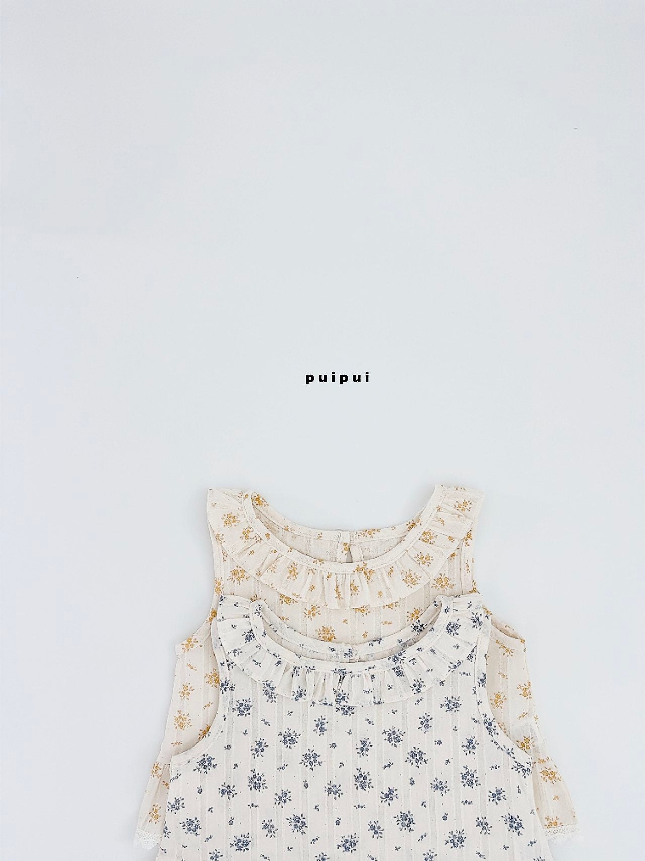 ［puipui］Cotton flower blouse