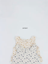 ［puipui］Cotton flower blouse