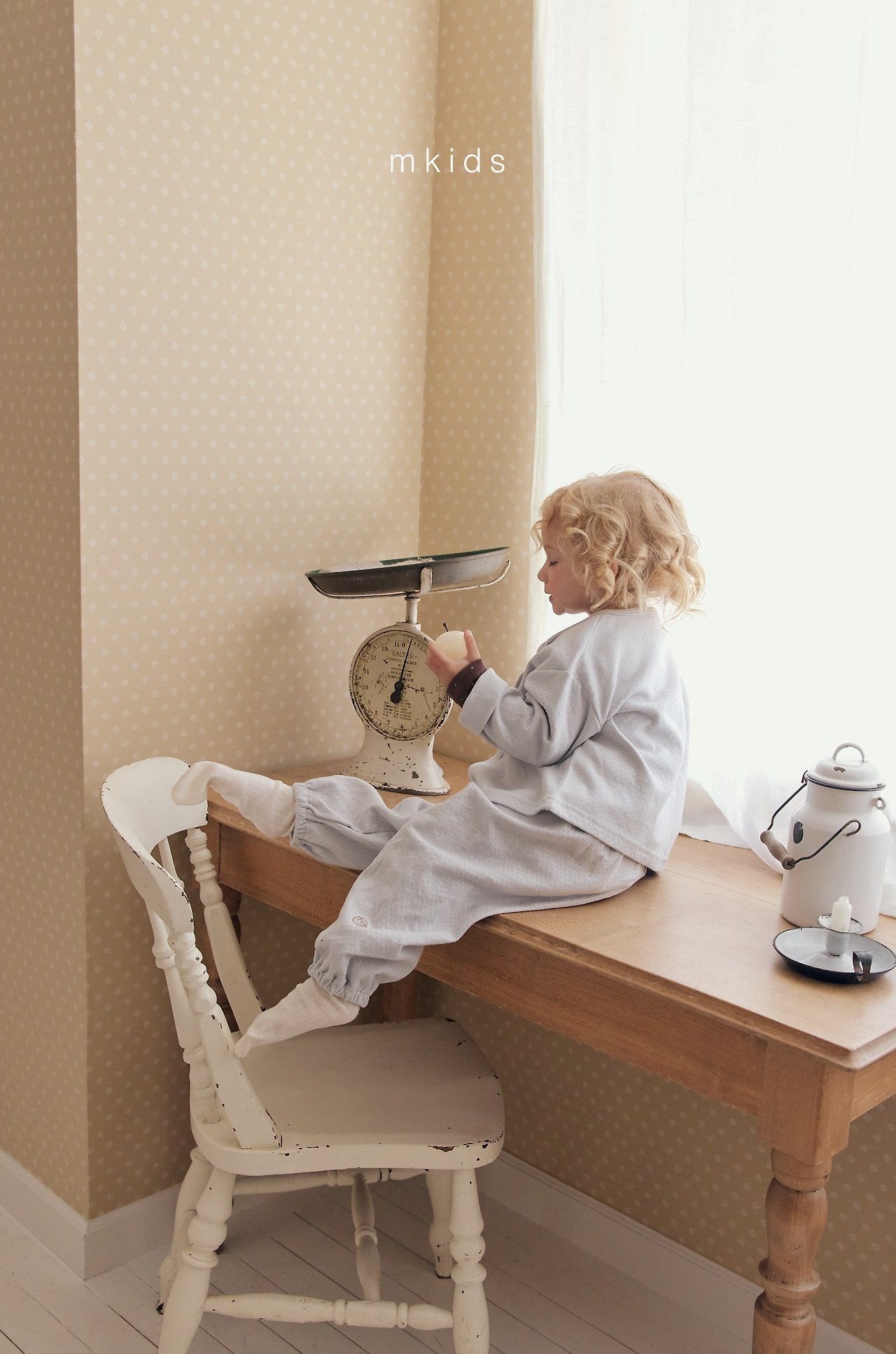 ［mkids］Flour lace socks