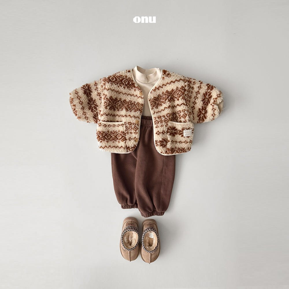 ［onu］Onu warm jogger pants