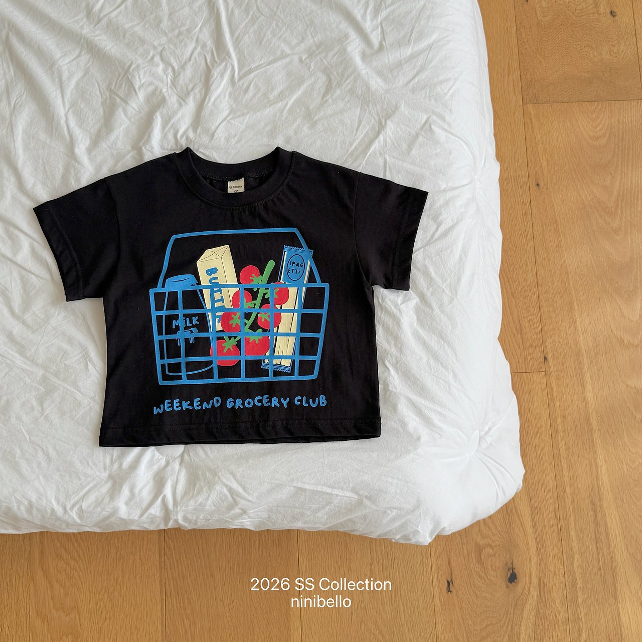 ［ninibello］Bascket tee
