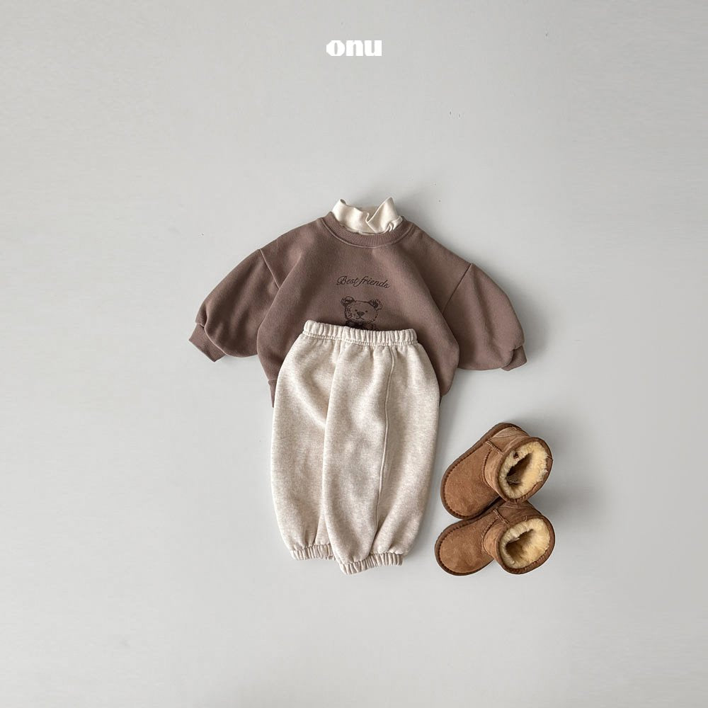 ［onu］Onu warm jogger pants