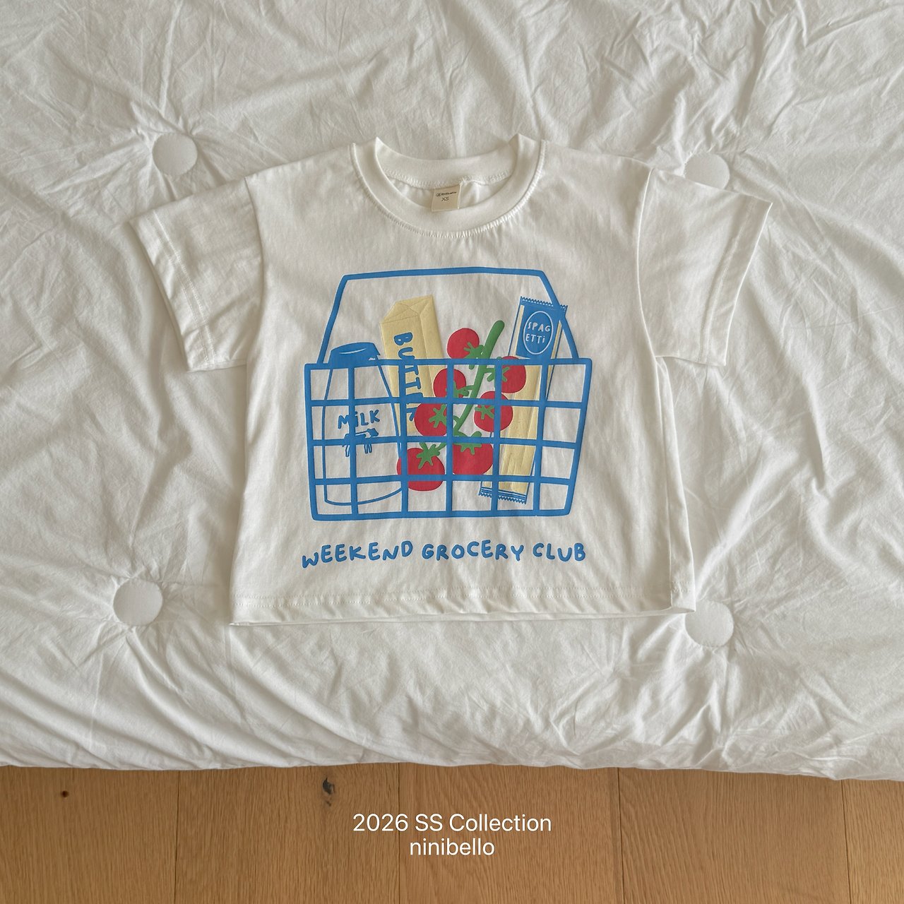 ［ninibello］Bascket tee