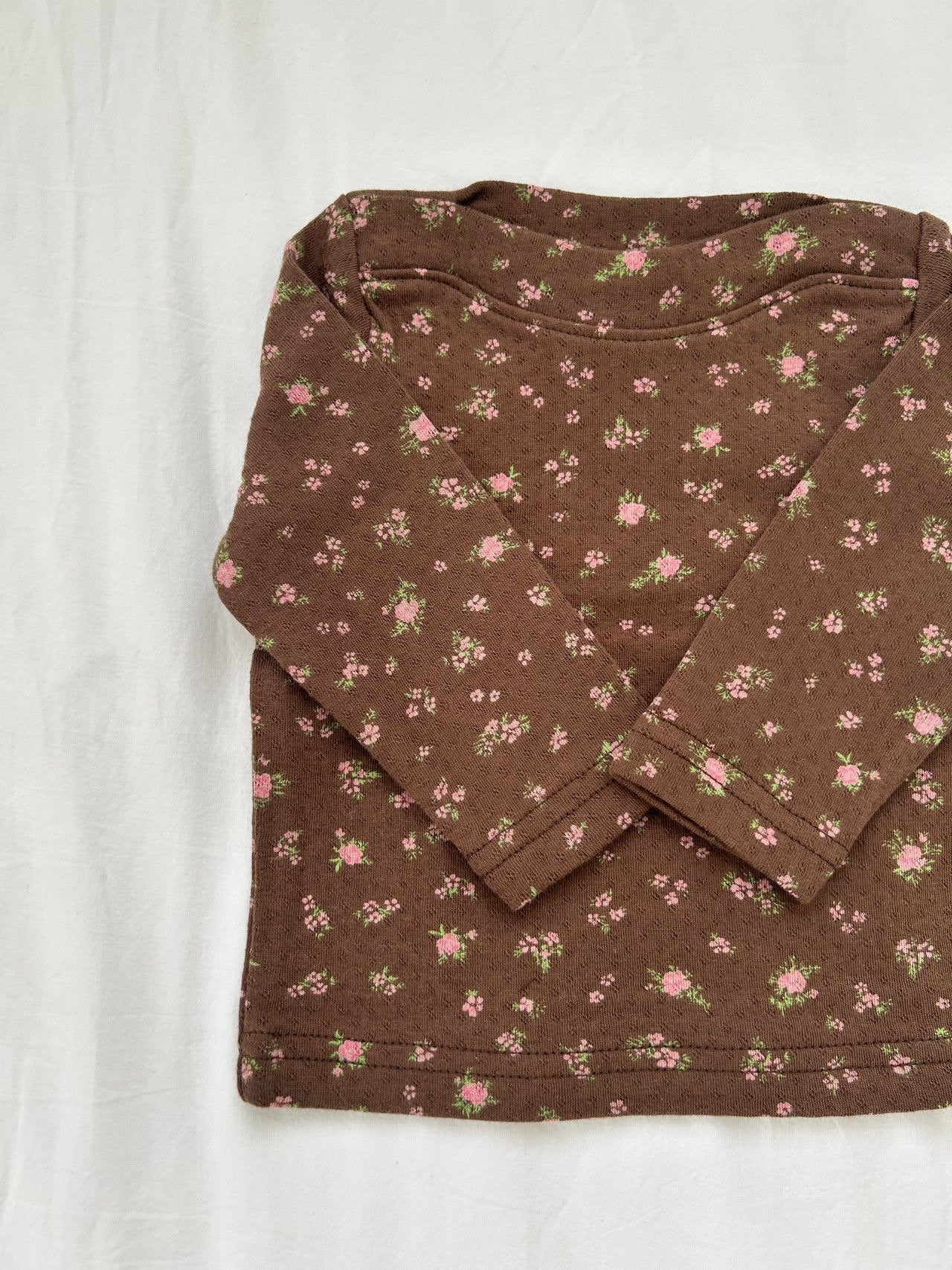 ［azalea］Floral boatneck tee (baby & kids)