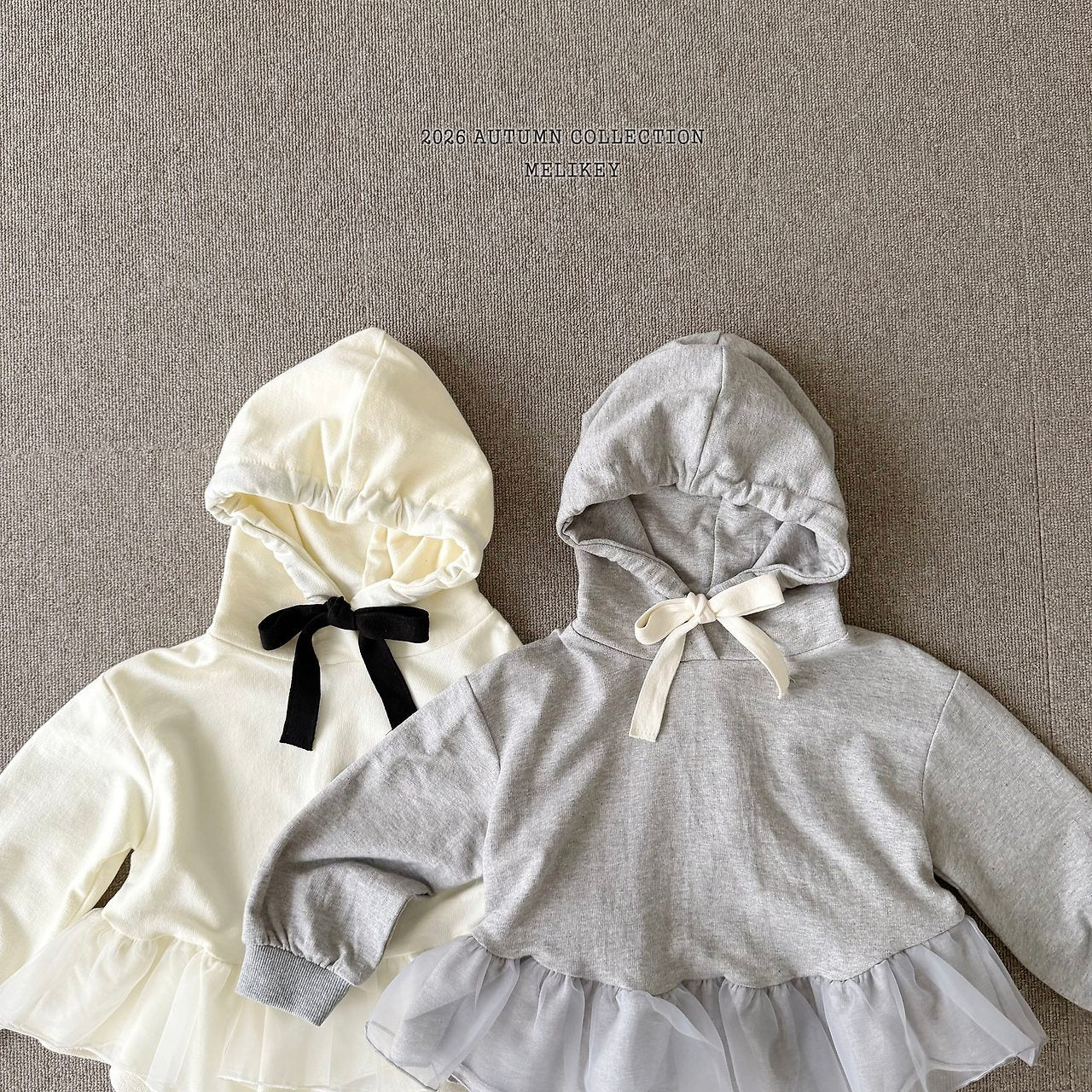 ［Melikey］Chacha frill hoodie