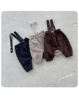 ［nunubiel］Jacquard suspsnder pants (baby)
