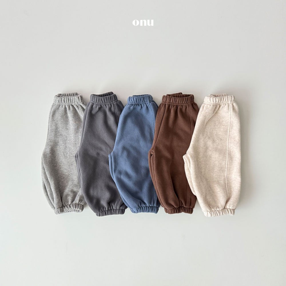 ［onu］Onu warm jogger pants