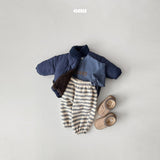 ［onu］Macaron stripe jogger pants